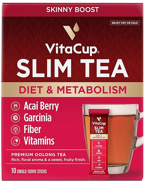 VITACUP SLIM INSTANT TEA PACKETS FOR DIET SUPPORT,...