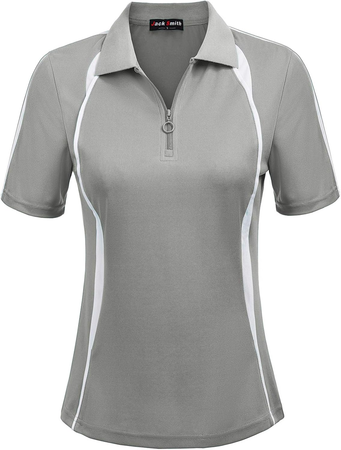 JACK SMITH Women Short Sleeve Moisture Wicking Sport Golf Polo Shirt Tops: Clothing
