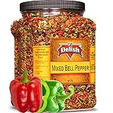 Dehydrated Dried Red and Green Bell Peppers Mix by
