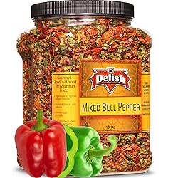 Dehydrated Dried Red and Green Bell Peppers Mix by
