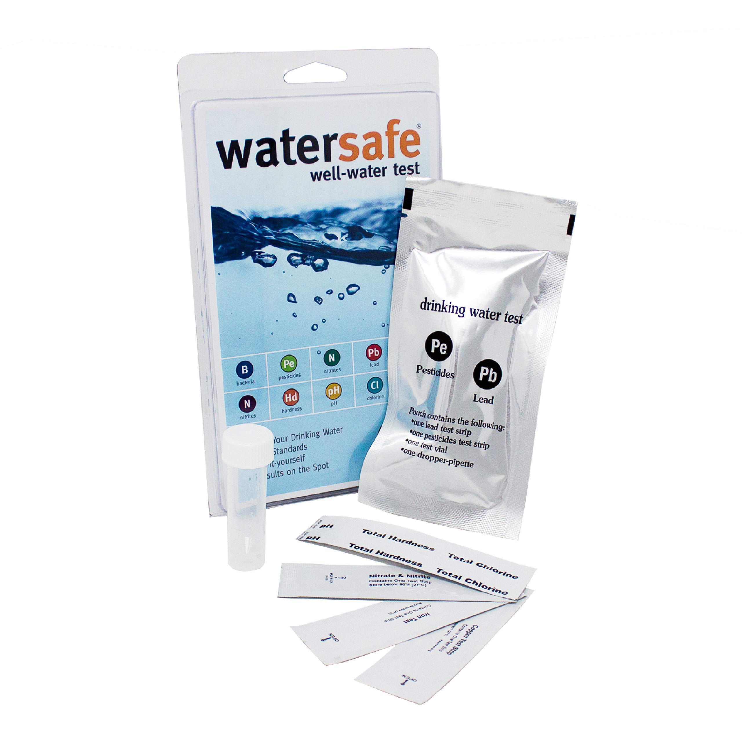 WaterSafe Well Water Test Kit for Drinking Water in Home Tap and Well