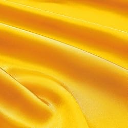 Ersmak Gold Satin Fabric by The Yard, 60" Wide