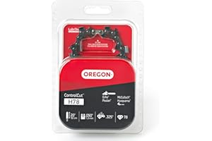 Oregon H78 ControlCut Chainsaw Chain for 20-Inch Bar – 78 Drive Links, Replacement Low-Kickback Chainsaw Blade, .050" Gauge, .325" Pitch, fits Echo, Poulan, Ryobi & Husqvarna Models (H78)