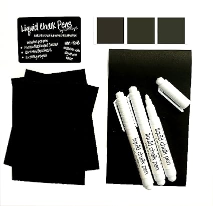 Rotuladores de tiza líquida 3 Plus 3 Mini vinilo pizarra y 3 ...