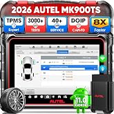 Autel MaxiCOM MK900TS Scanner, Bidirectional Scan Tool w/Top TPMS Function | 2026 MK900-TS Up of MK900BT MK900 MX900 MK808S-TS MK808S, CAN FD&amp;DoIP, 3000+ Active Test, 40+ Service, All System, FCA, OS11
