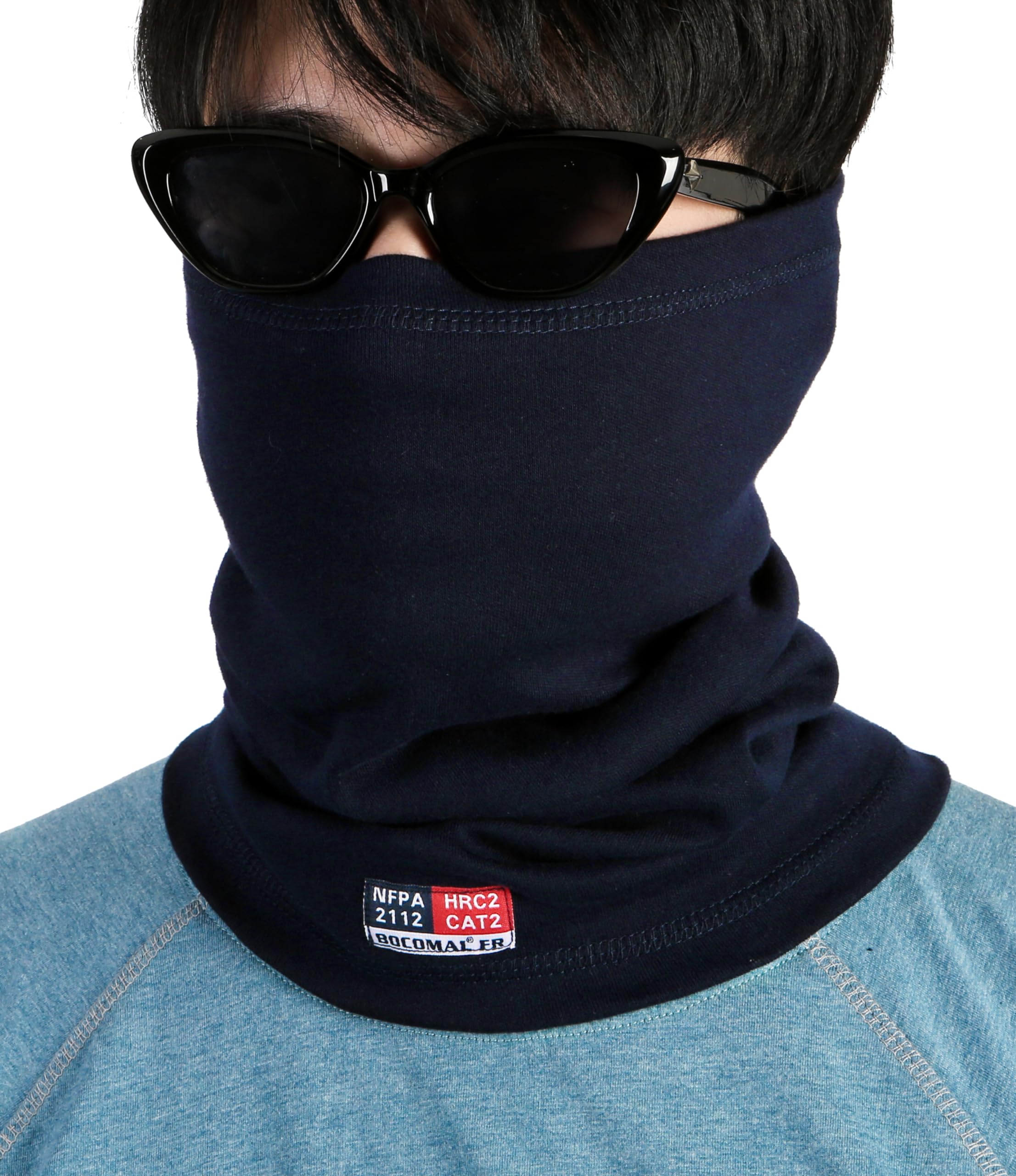 BOCOMAL FR Neck Gaiters Face Mask 7oz Mightweight