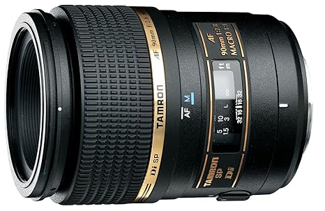 Tamron AF 90mm 2,8 Di Macro 1:1 SP digitales Objektiv (55 mm Filtergewinde) mit 'Built-In Motor' für Nikon