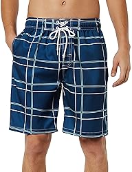 KAILUA SURF Mens Swim Trunks Long, Quick Dry Mens