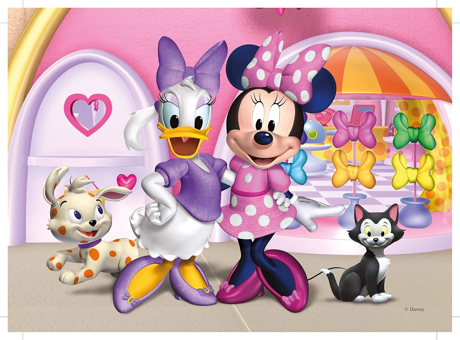 King 5254 Disney 4-in-1 Jigsaw Puzzle Minnie Mouse (12/16/20/24-Piece ...