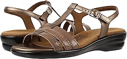 SAS Womens Capri Bronze Snake 10.5 WW - Double Wide
