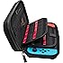 Butterfox Nintendo Switch Hard Carry Case with 19 Game Cartridge and 2 Micro SD Card Holders - Black