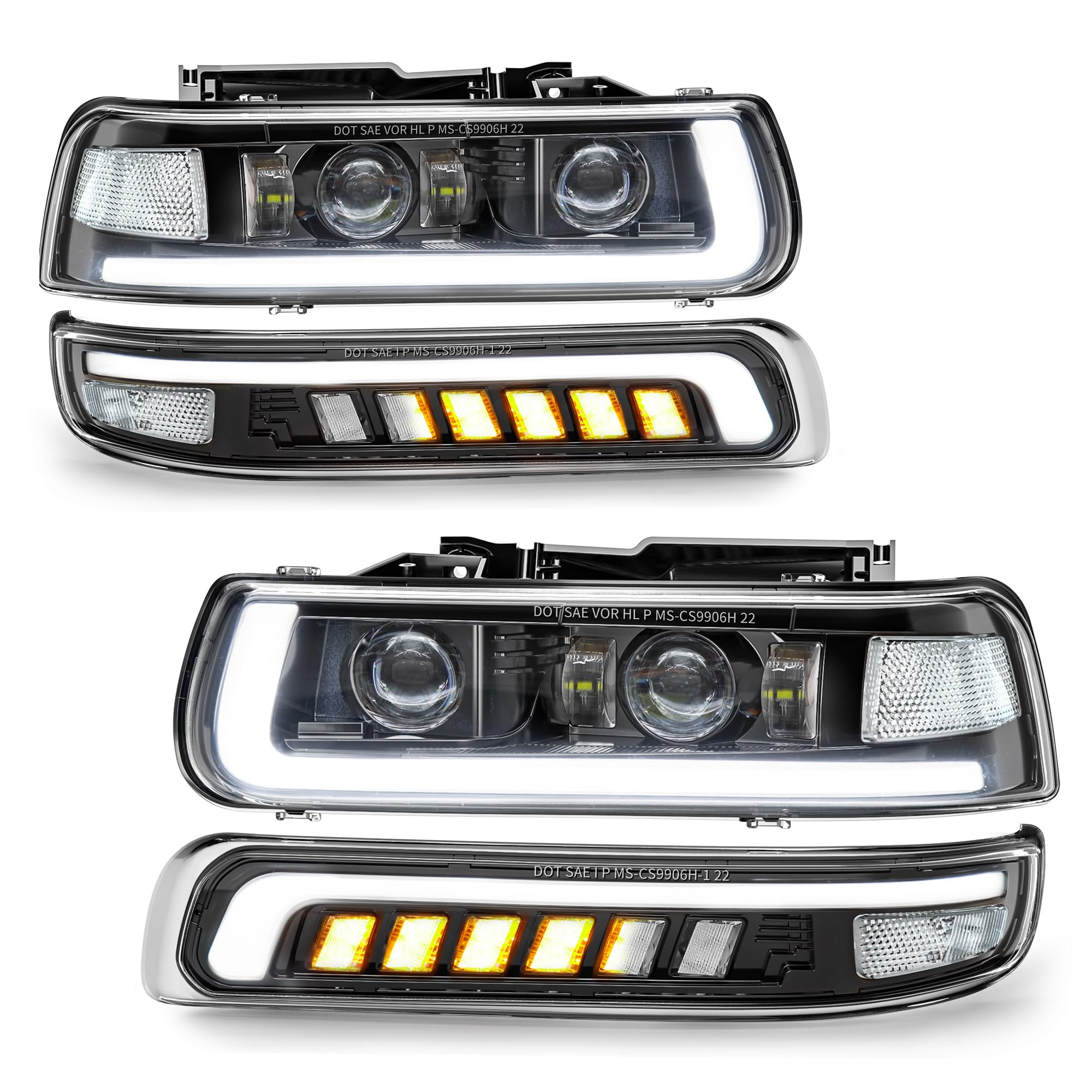 RAMJET4X4 LED Headlights Assembly Headlamps