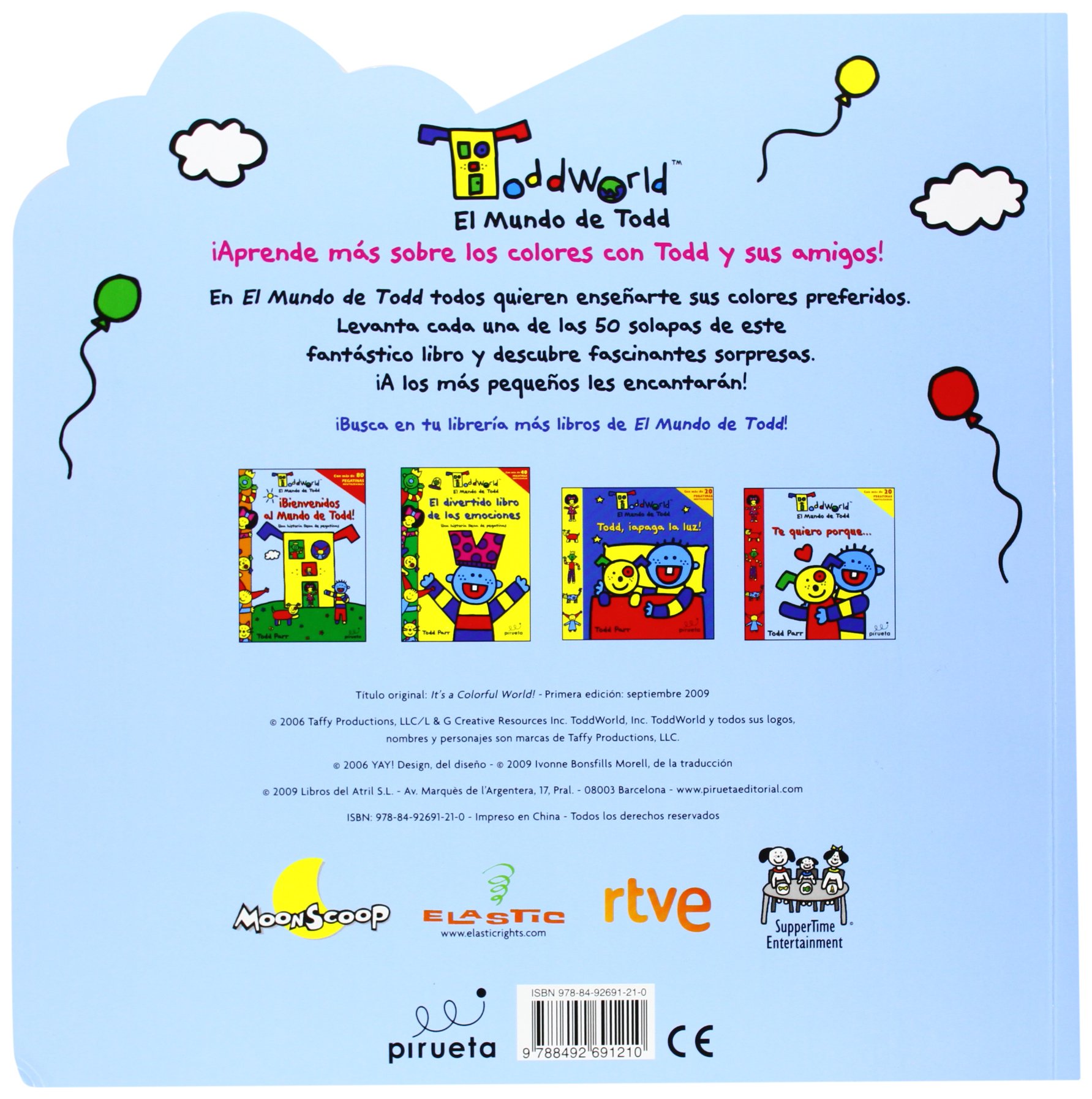 Amazoncom Un Mundo De Colores El Mundo De Todd El Mundo