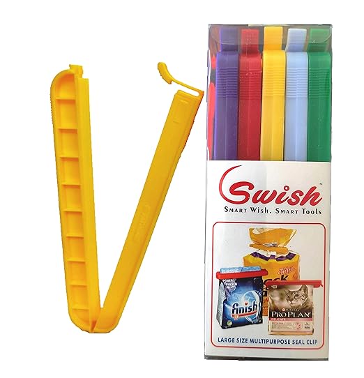 Buy Swish Large Seal Clips (Pack of 11 Seal Clips, Size Extra Large