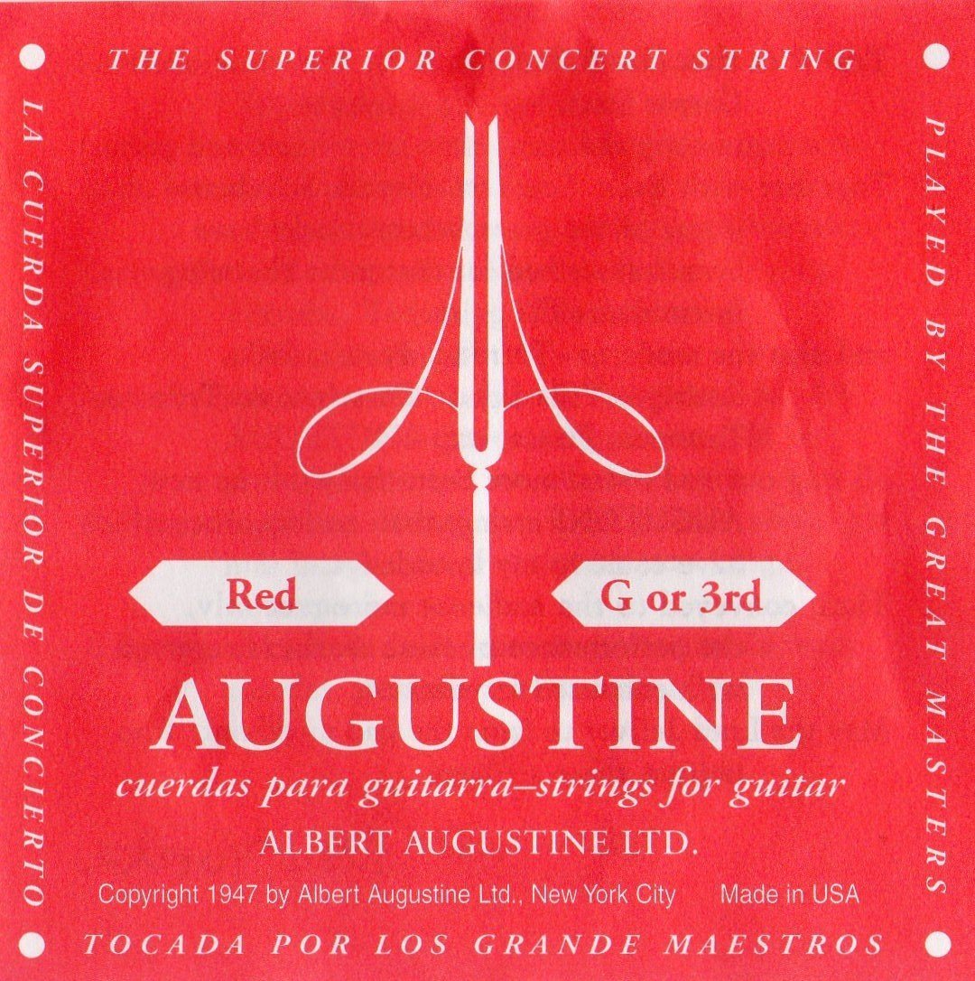 Augustine 650423 "Red Label Single G3" String for Classic Guitar