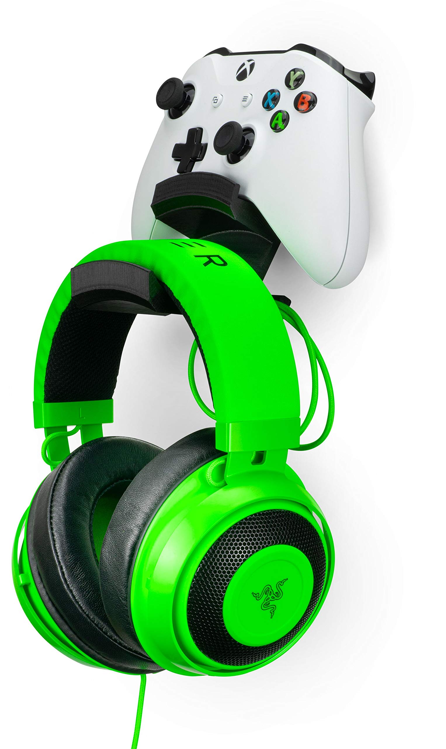 Brainwavz Colossus - Gamepad Controller & Headphone Hanger Holder - Designed for Xbox ONE, PS4, PS3, Dualshock, Switch, PC, Steelseries, Steam & More, Black