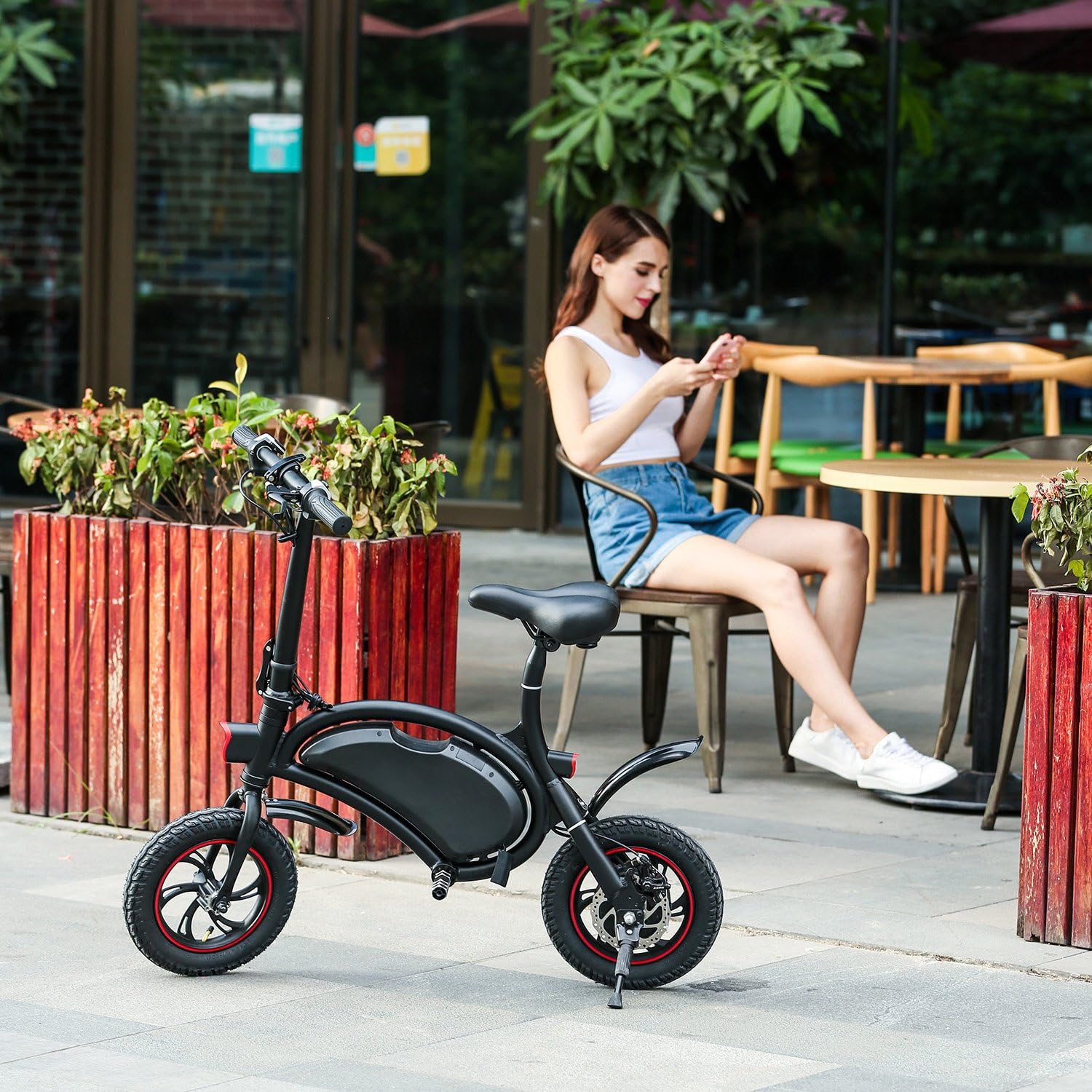 elektro fahrrad beim bremsen motor aus