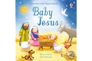 Baby Jesus: A Religious Children’s Board Book of the Nativity Bible Story with Charming Illustrations, Simple Text, and QR Code for Audio Reading (Little Board Books)