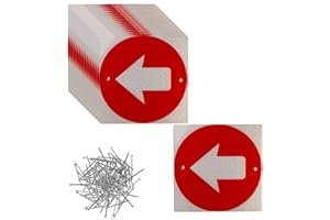 rejopfad Trail Markers Pack of 30, Bright Reflective Trail Marker Aluminum Signs Mark Your Trees for Hiking, Camping, Hunting