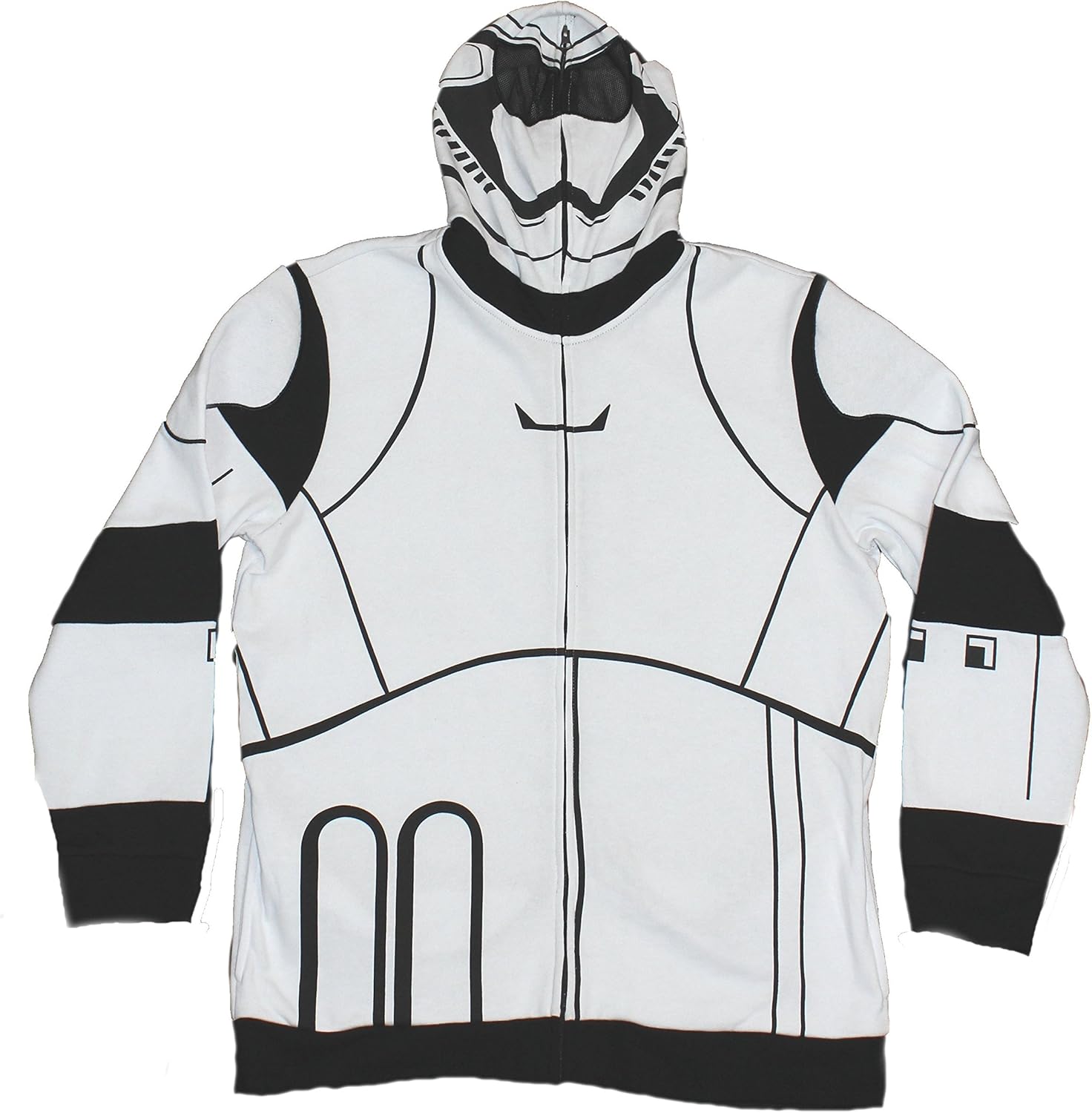 stormtrooper zip up hoodie