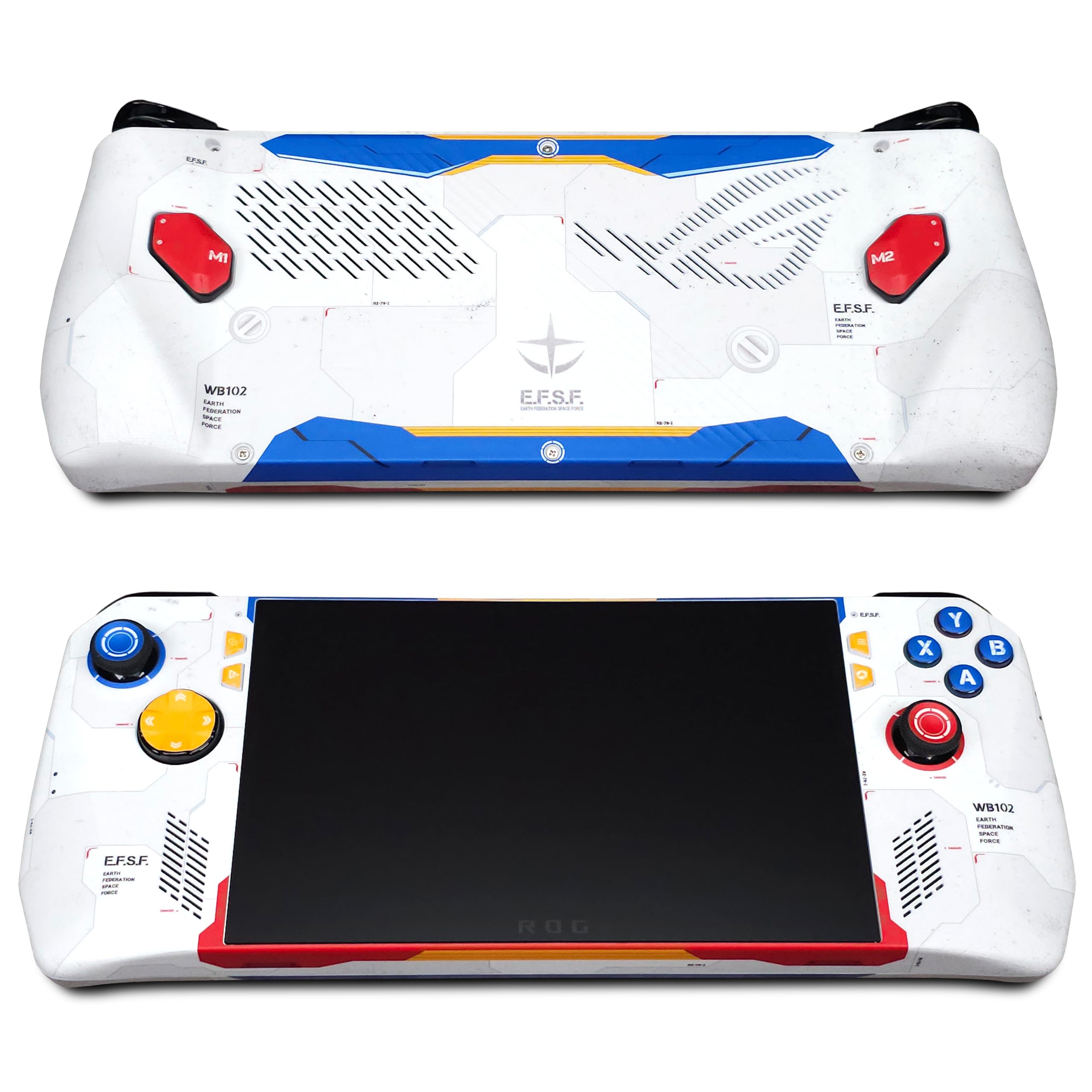 ROG ALLY 1st generation matte skin, Gundam edition, Full wrapping matte vinyl skin for ROG ALLY 1st generation (Designed by POP SKIN)