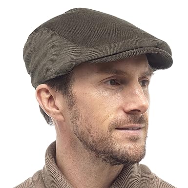flat cap with elasticated back