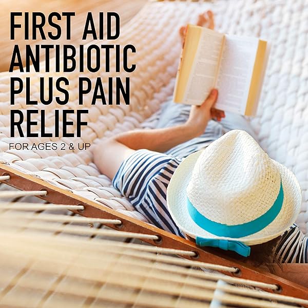 GOODSENSE TRIPLE ANTIBIOTIC PAIN + SCAR OINTMENT FOR MINOR CUTS, SCRAPES AND BURNS, 0.5 OUNCE