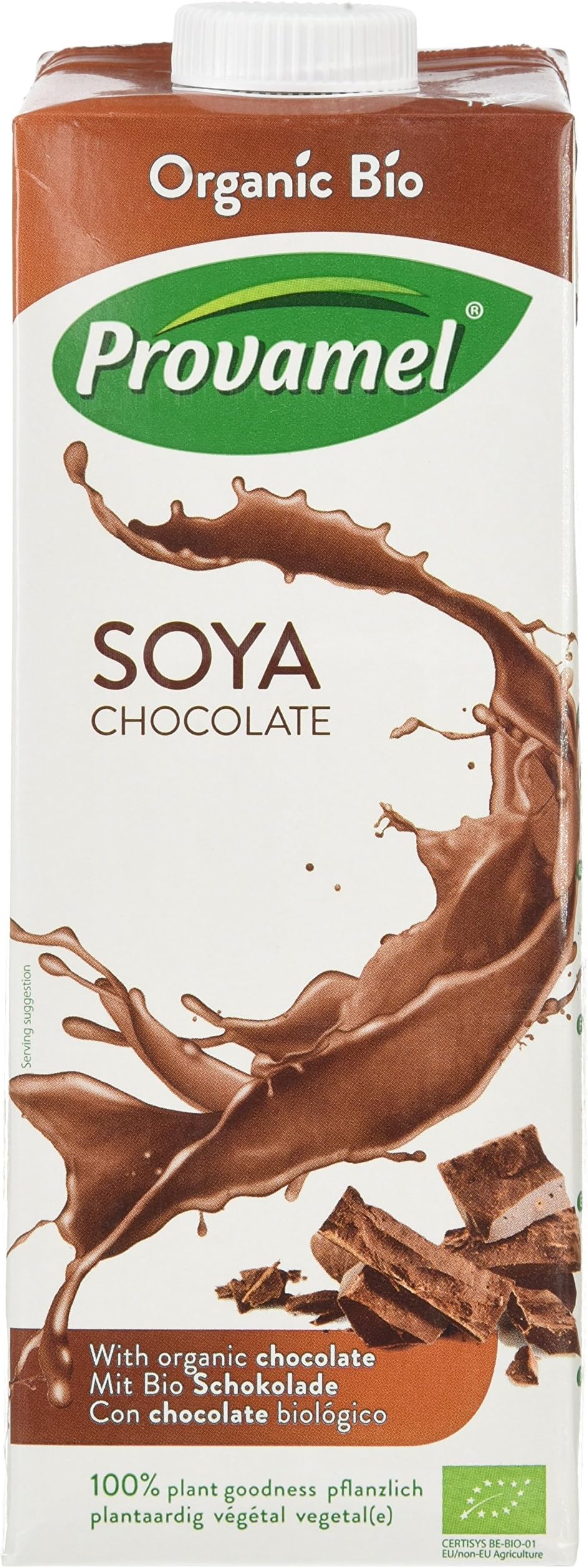 Provamel Organic Soya Milk Chocolate 1 Litre (Pack of 8)