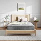 Novilla Queen Mattress, 8 Inch Queen Hybrid Mattress in a Box with Individual Pocketed Springs & Gel Memory Foam for Body Support & Back Pain Relief & Cool Night Sleep, CertiPUR-US Certified
