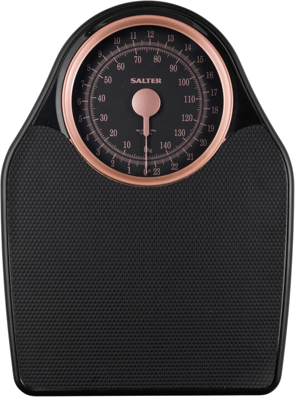Salter Doctor Style Mechanical Bathroom Scale 150 Kg Rose Gold
