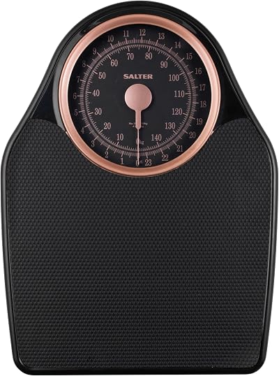 Salter Doctor Style Mechanical Bathroom Scale 150 Kg Rose Gold