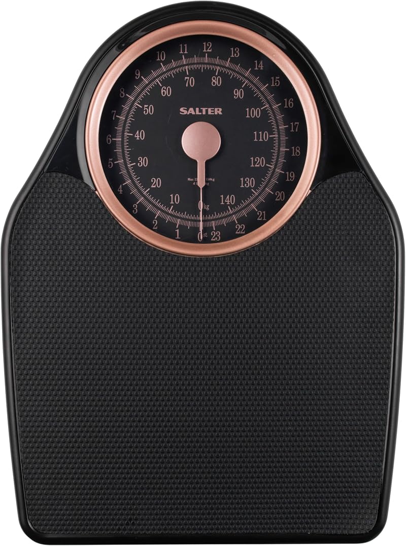 Salter Doctor Style Mechanical Bathroom Scale 150 Kg Rose Gold