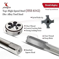 M18X1.5 Tap and Die Set, Metric Right Hand M18 x