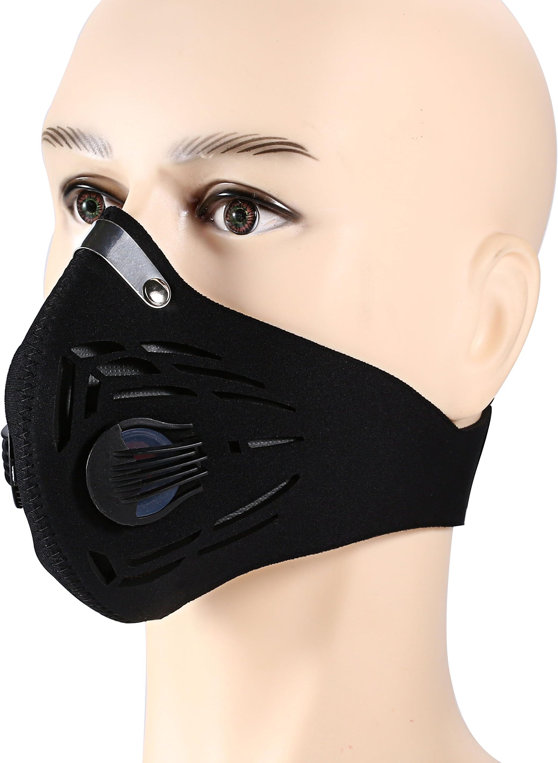 Topnisus Dustproof Masks Anti Pollen Allergy PM2.5 Fitness Mask for Motorcycle Bicycle Cycling Racing Suitable for All Outdoor Activities