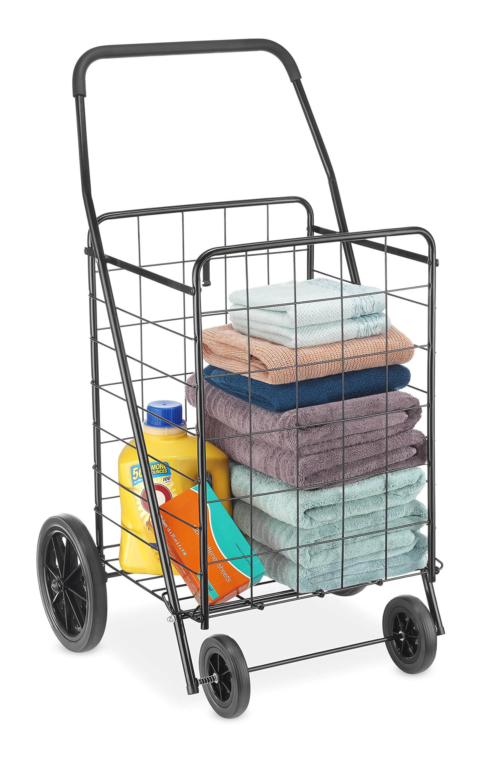 Whitmor Deluxe Utility Cart, Extra Large, Black Buy Online in UAE
