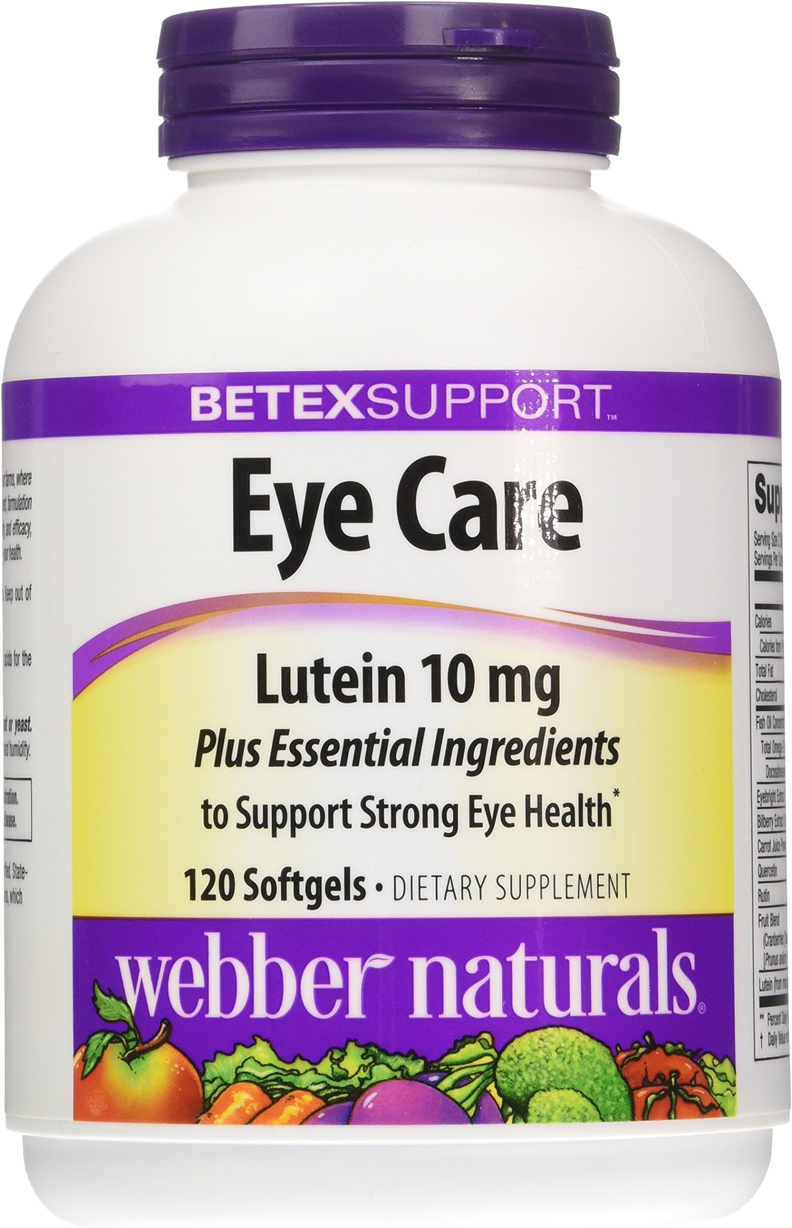 Diabetix Diabetex Eye Care, Lutein Softgels, 10 mg, 120 Count