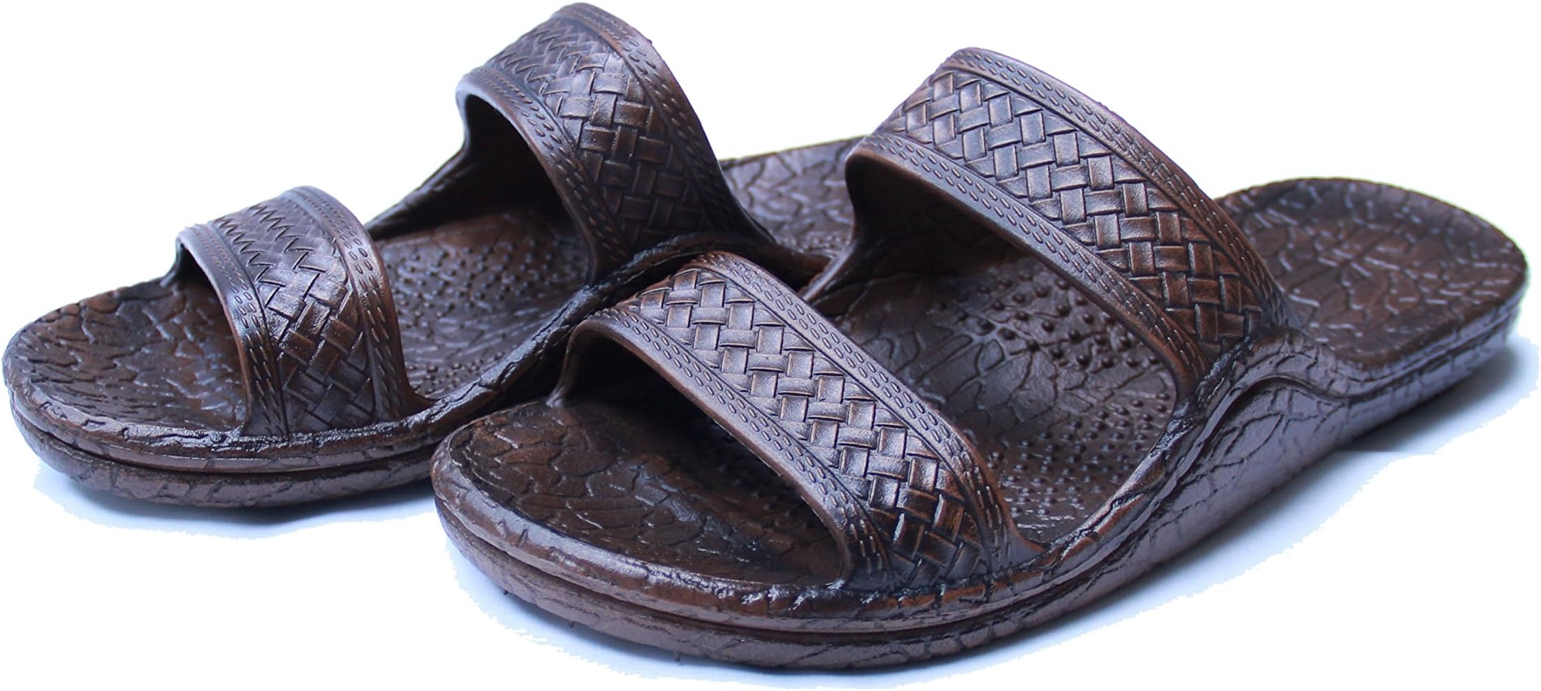 Kali Footwear Women's Jesus Hawaii Open Toe Double Strap Hawaiian Sandals Simple Brown 11