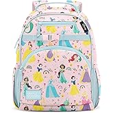 Simple Modern Large Disney Kids Backpack for School Girls and Boys | Princesses Elementary Backpack for Teen | Fletcher Collection | Kids - 16" tall | Princess Rainbows