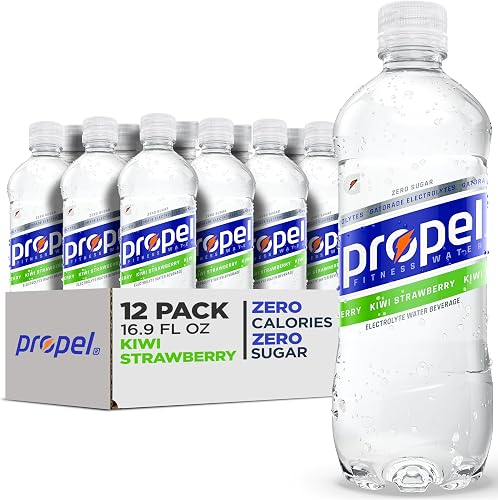 Propel agua deportiva sabor kiwi-fresa, con electrolitos, sin calorías — Bebidas deportivas