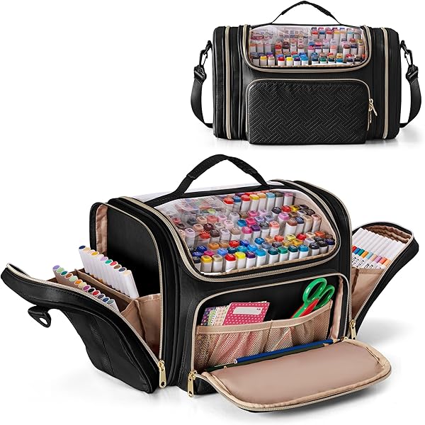 Alcohol-Based Marker Set, Professional Double Tip Marker for Artists and Adults and Children, Plus 1 Blender for Coloring, Drawing, 120 Colours with Double Tip Alcohol-Based Marker Set, Professional Double Tip Marker for Artists and Adults and Children, Plus 1 Blender for Coloring, Drawing, 120 Colours with Double Tip