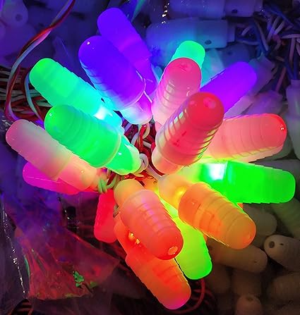 LMNOP - Multicolor Milky LED Decoration Light, Made in India Elegant String Lights Diwali Special Home Decoration Gifts Rice Copper Wire Lights - Pack of 1