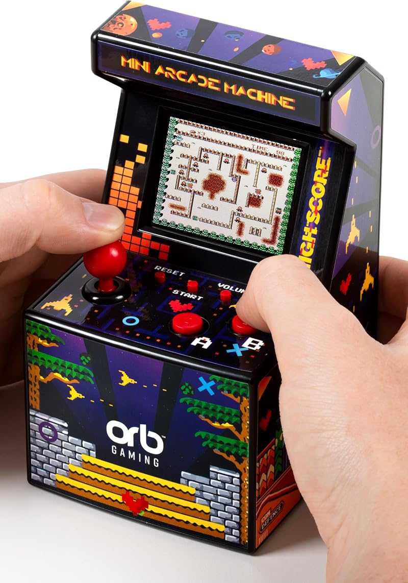 Thumbs Up Orb Mini Arcade Machine 300 Games 2.5 Screen 8-Way Joystick