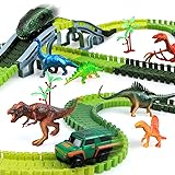 Dinosaur Toys, kizplays 251PCS Dinosaur Race Track