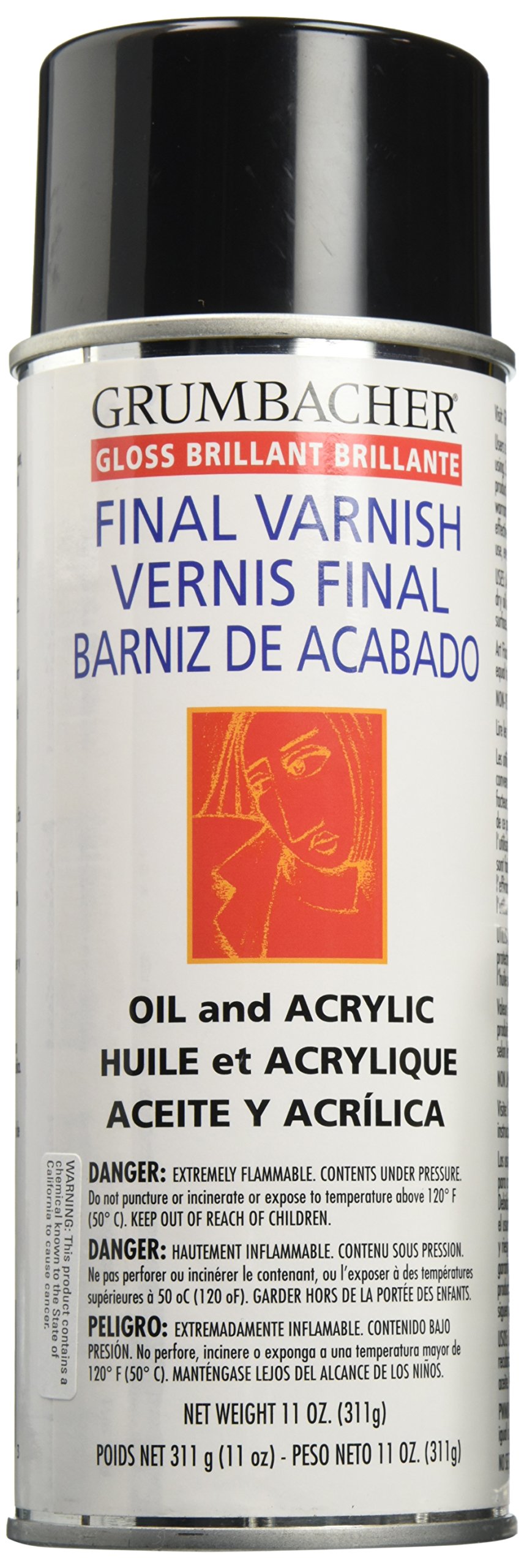 Grumbacher Picture Gloss Varnish for Picture and Oil & Acrylic Painting