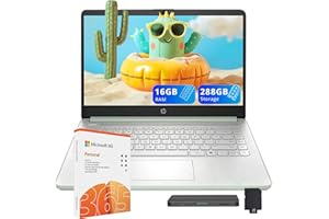 HP Stream 14" HD Laptop, Intel Processor N150, 16GB RAM, 288GB Storage (128GB UFS+160GB Docking Station Set), Intel Graphics,