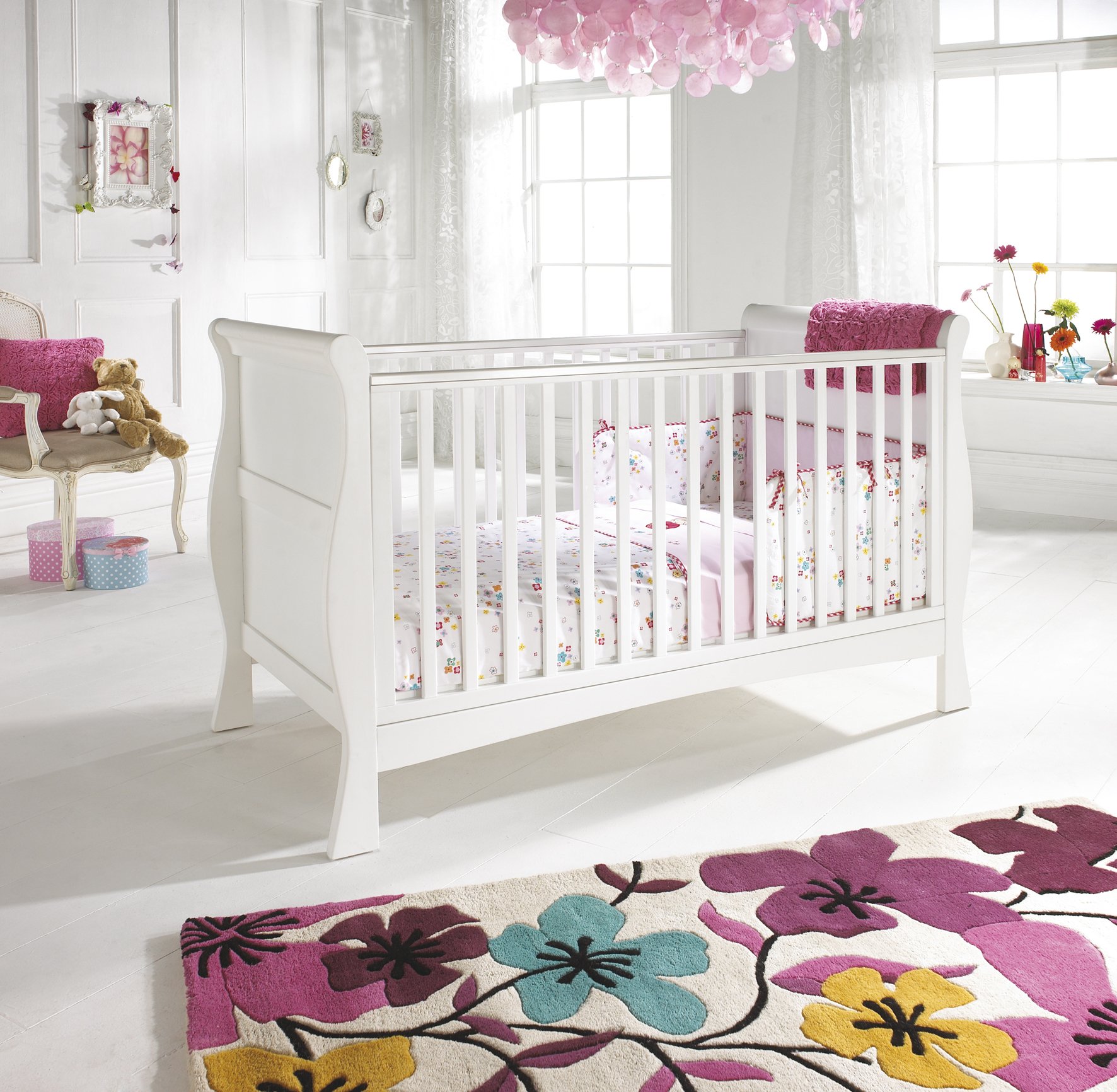 izziwotnot sleigh cot bed