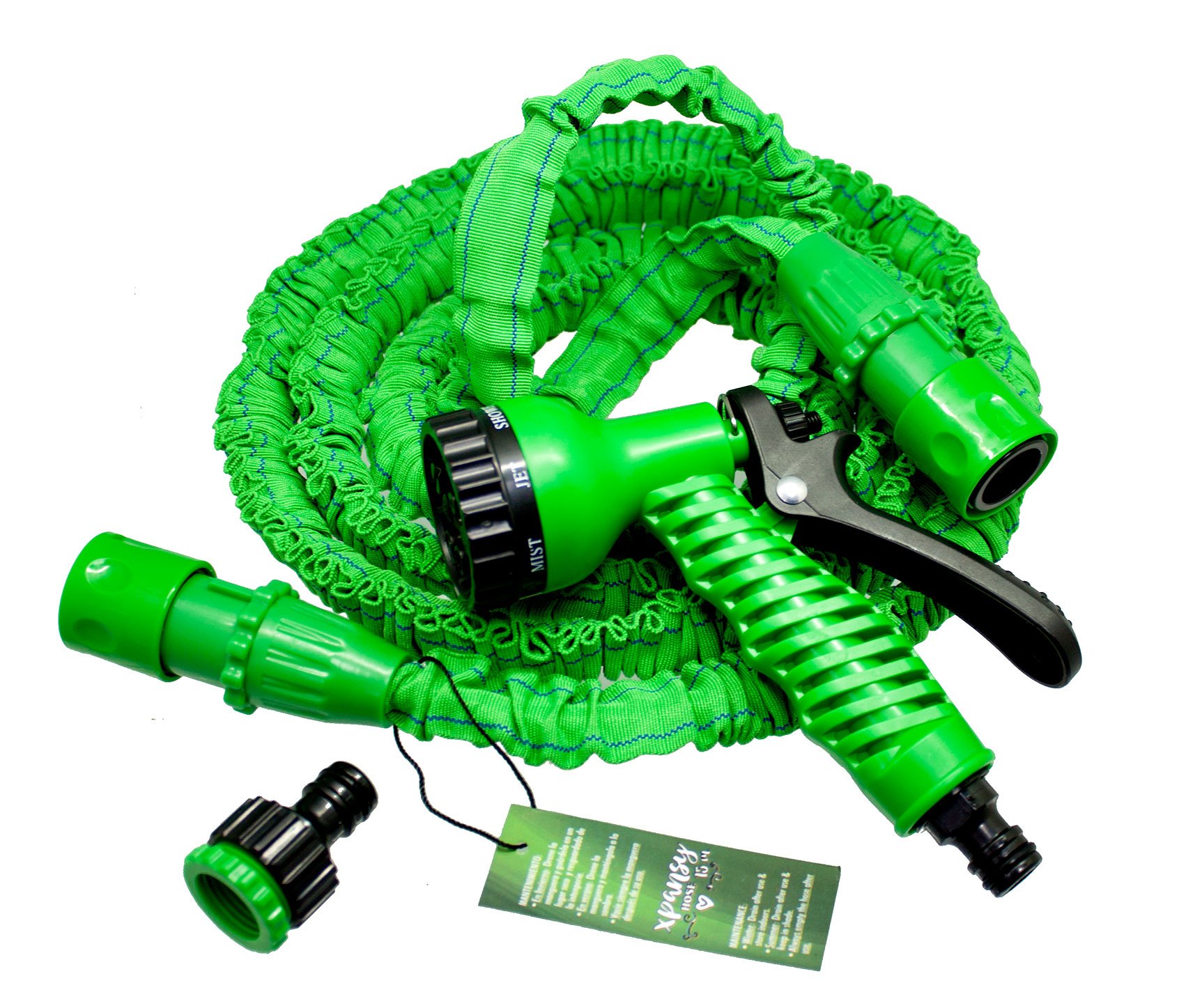 Xpansy C2607A Hose Basic - Extendable Water Pressure Hose, Green, 7.5 meters