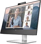 HP E24mv G4 23.8" Full HD IPS Monitor Webcam Mic Speakers USB Hub HDMI DP VGA view 1