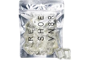 Reshoevn8r Sneaker Laundry Detergent, 18 Pods, Fresh Linen Scent, Ditch Regular Detergent, Deep Cleans, Condition, Remove Odors, For Mesh, Canvas Shoes