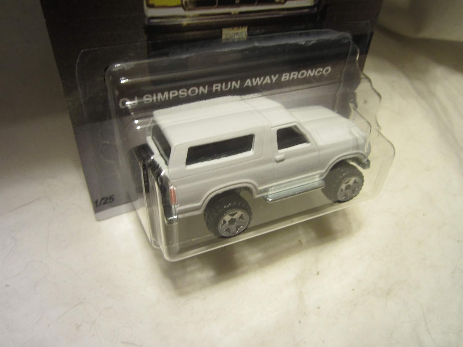 Hot Wheels Custom Oj Simpson Run Away Ford Bronco Real Riders Limited 1 25 Made Contemporary Manufacture Diecast Toy Vehicles